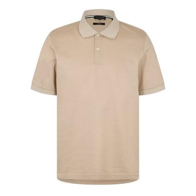 Mens Auguso Textured Jacquard Polo Shirt