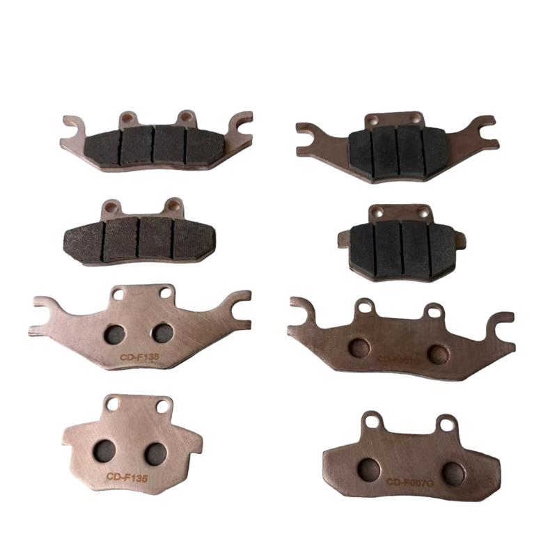 2 Pairs Front and 2 Pairs Rear SINTERED Brake Pads 15106010060 15106010080 For ODES 650 800 1000 ATV UTV Pathcross Troxus Dune