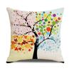Ins Nordic Style Cartoon Tree Car Sofa Pillow Custom Nap Pillow Lumbar Cushion Cover Home