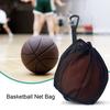 Drawstring Basketball Net Bag with Hook Large Capacity Multifunction Soccer Football Volleyball Rugby Sports Ball Nylon Carrying Pouch Mesh Sling