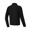 Fila Tennis Series Simple Knitted Stand Collar Long Sleeve Jacket Men Jacket Deep-Black A11M513507F-BK