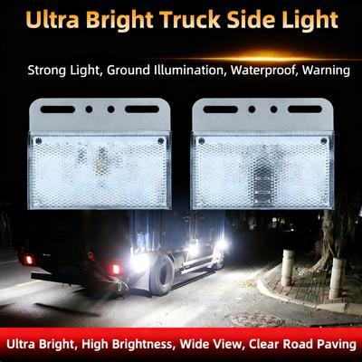 12V-24V 31LED Side Indicator Lights Turn Singal Light DC Truck LED Side Marker Bulb Truck Accessorie for Trailer BUS Van Caravan