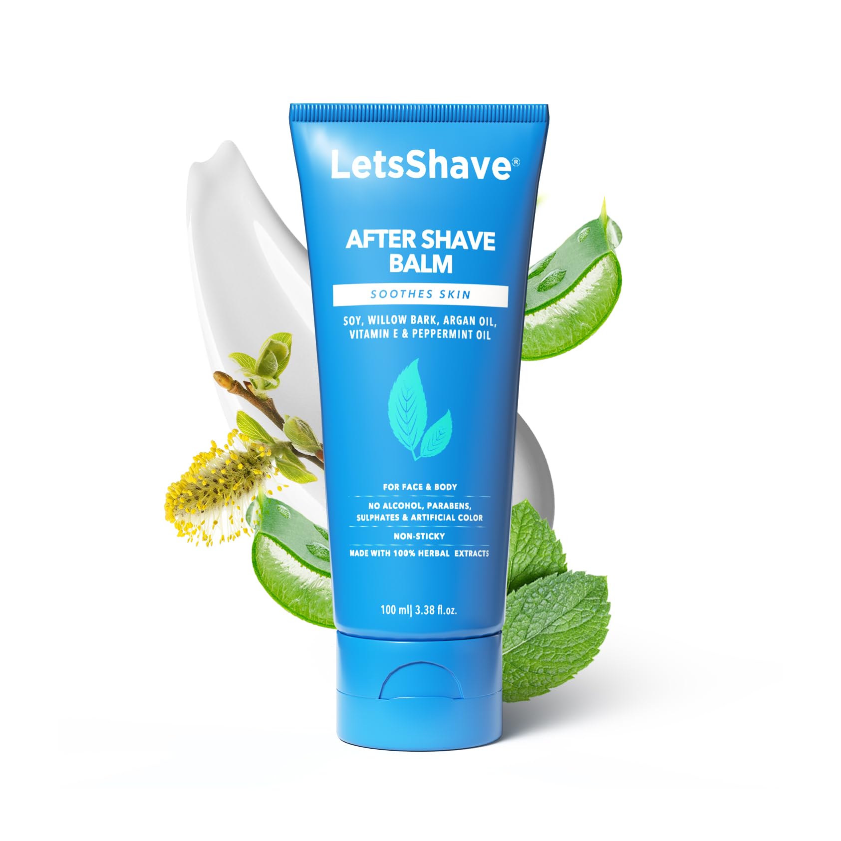 LetsShave Бальзам после бритья для мужчин и женщин, Лосьон после бритья (100мл)