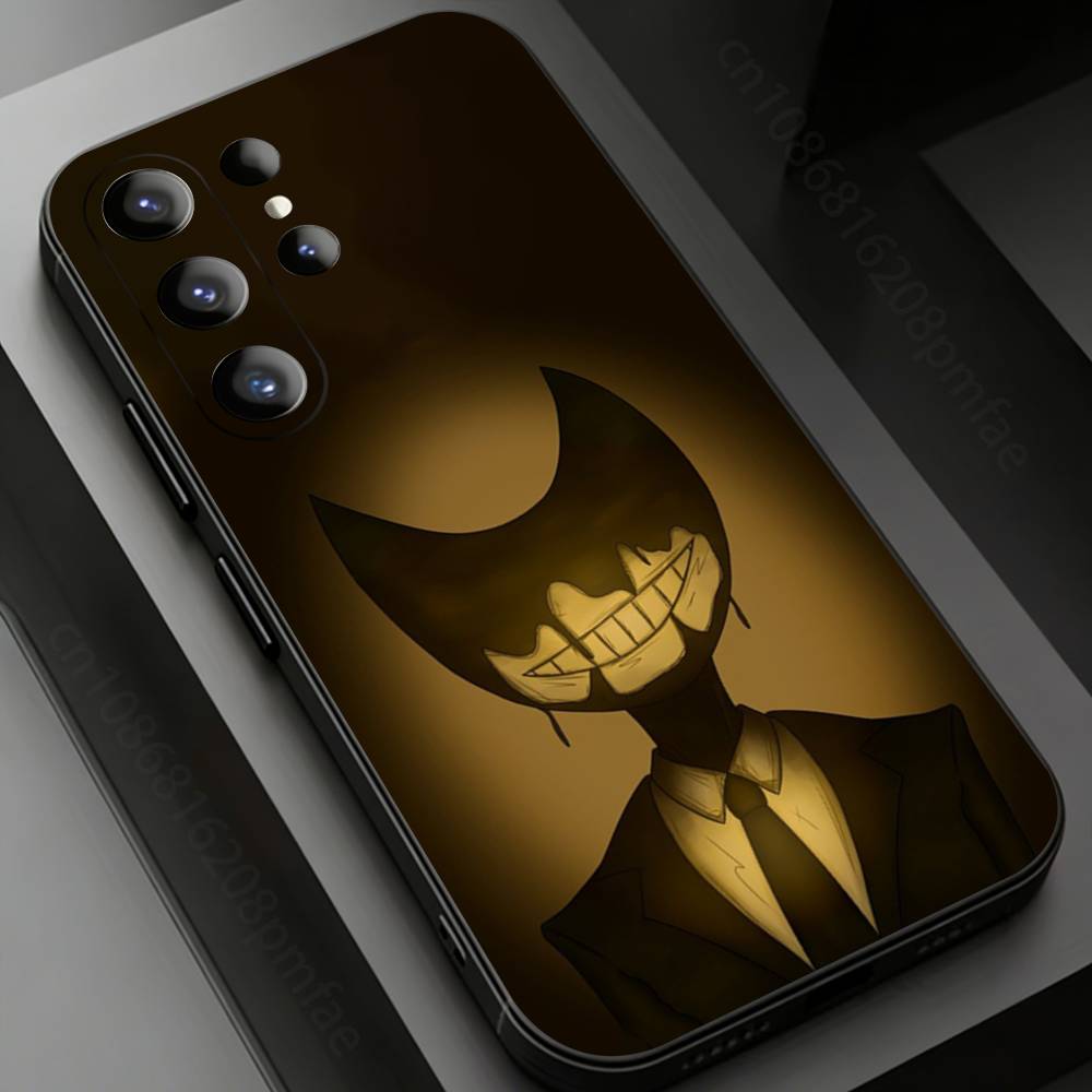 

Machine B-Bendy and the Ink Phone case for Samsung Galaxy S24,25,26,23 22,21,S20 Plus Ultra FE soft fundas cases Samsung S23ULTRA5G