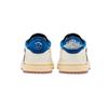 Travis Scott X Jordan Air Jordan 1 Low Top Vintage Basketball Shoes Unisex Blue White DZ4137-700(Team1490-)
