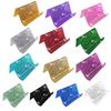 Acrylic Business Card Holder for Desk Sequin Glitter Desktop Name Card Organizer Stand for Home Office