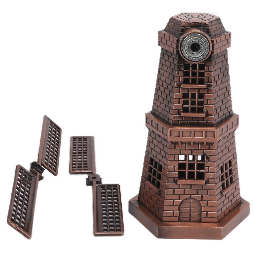 1pcs Red Bronze Windmill Model Handicraft Design Windmill Ornament Windmill Decor  Home Office
