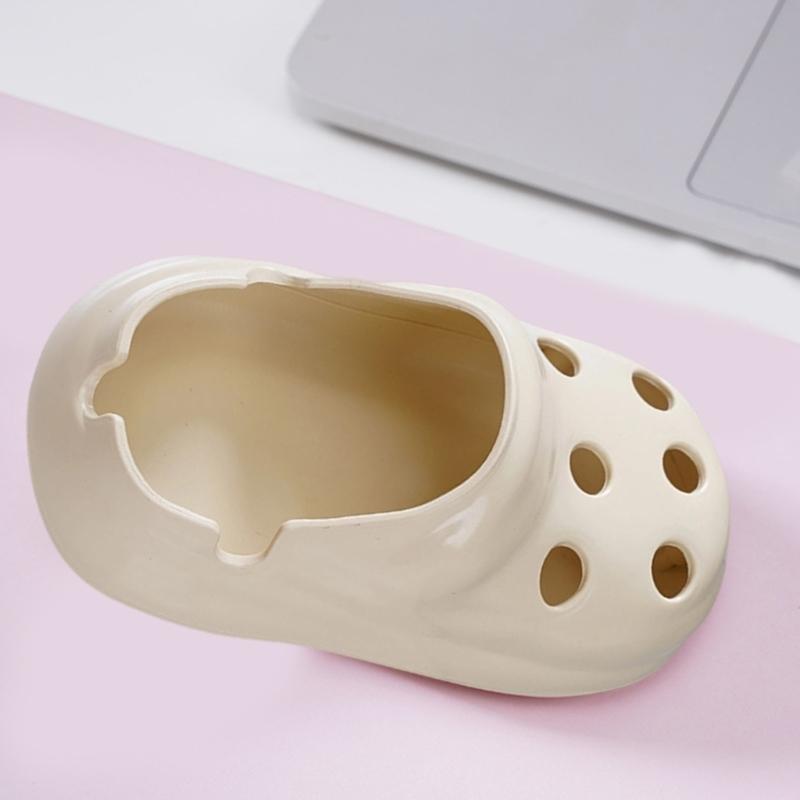 Cute Shoe Design Tabletop Ashtray Compacts Home Decoration Ashes Collector Practical Essential For Indoor Outdoor Use