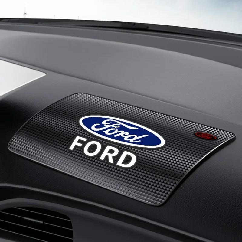 Car Sticker Car Ornament PVC Anti-Slip Mat Sticky Pad Dashboard For Ford Focus 2 MK2 3 MK3 MK4 ST Mondeo Festiva Fusion Suit Fie