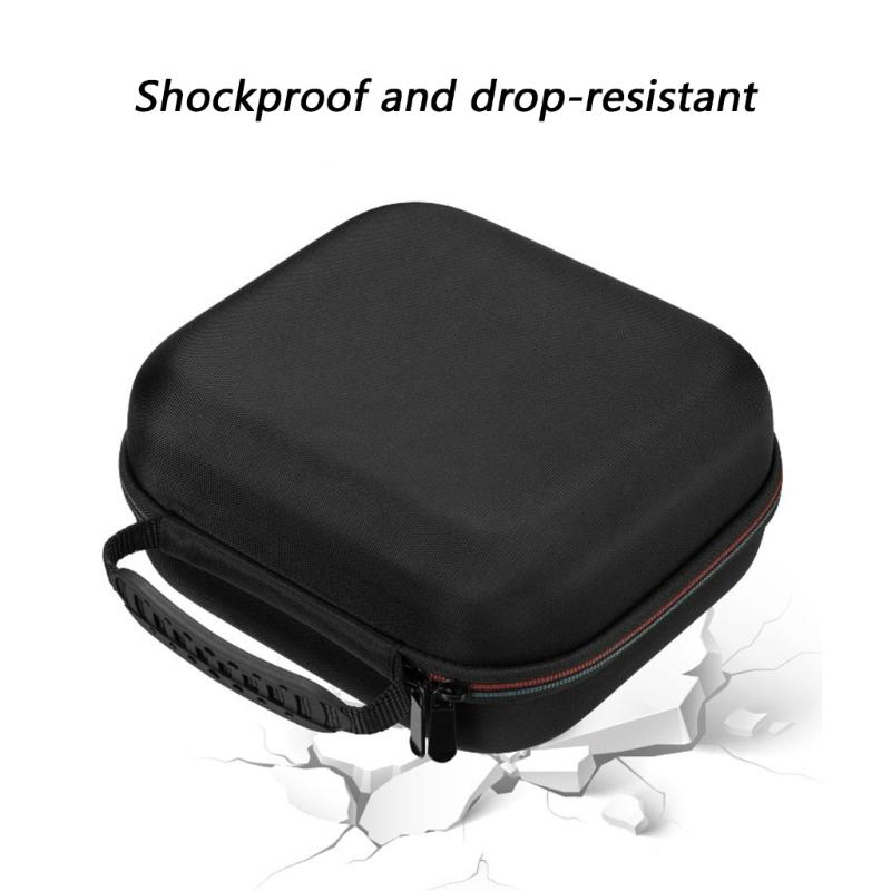 Portable EVA Headphone Storage Case Box With Soft Lining Detail Design for H100 Travel Protections Black