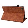 Suitable for Samsung Tab S6 Lite Tablet Leather Case, Retro Matte Pattern Card Holder, Anti-drop Protective Case
