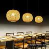 Retro Bamboo Weaving Pendant Light for Teahouse, Restaurant, or Hotel – Decorative Rattan Lampshade