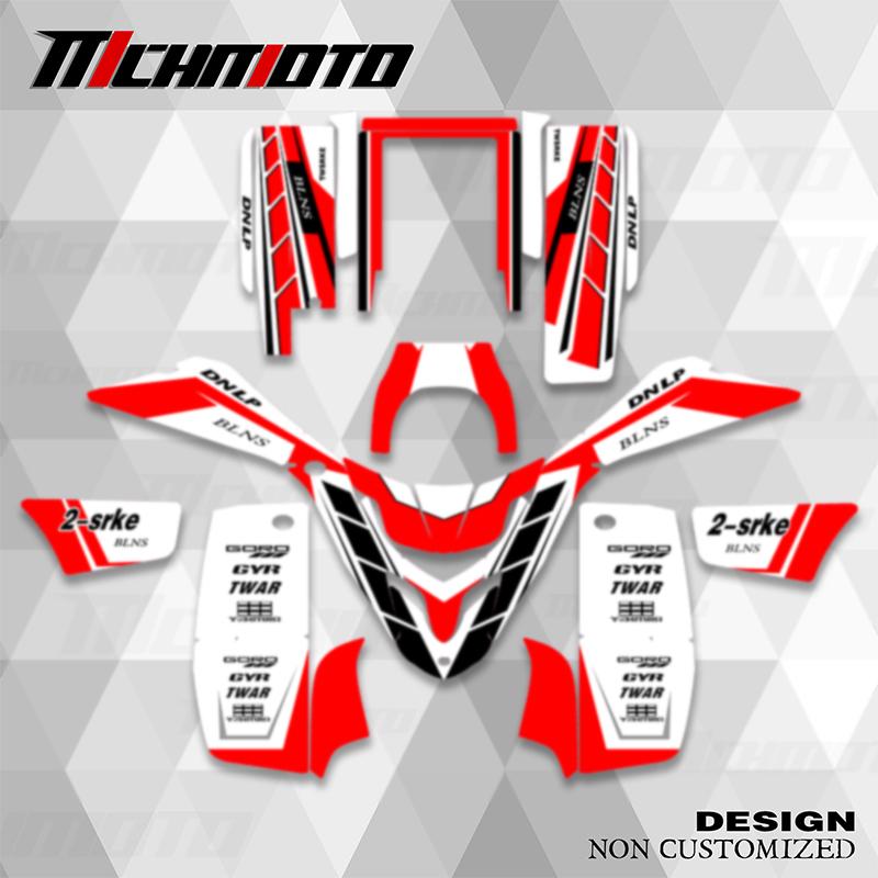 MCHMFG Motorcycle Decals Stickers Backgrounds Graphics Kits For YAMAHA Blaster YFS200 YFS 200 1988-2006