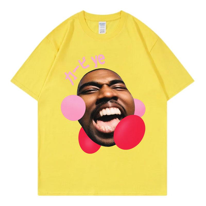 Rapper Kanye West Funny Meme Graphic T Shirts Unisex Unisex Hip Hop Vintage Short Sleeve TShirts Fashion Casual 100Cotton TShirt
