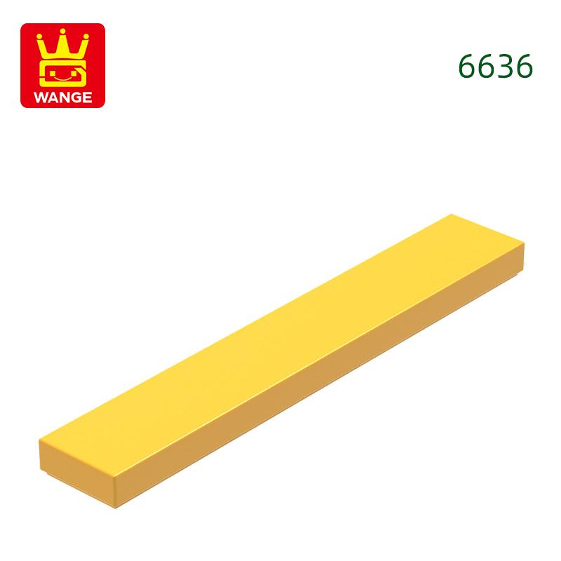 121Pcs/lot 6636 1x6 Tile Building Block Moc Classic Accessories Compatible with Brick Children Toys Gift Box