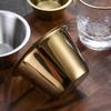 100/200/300ML 304 Stainless Steel Sauce Cup Tomato Seasoning Bowl Gold Western Steak Sauce Dish Snack Fruit Fry Food Container