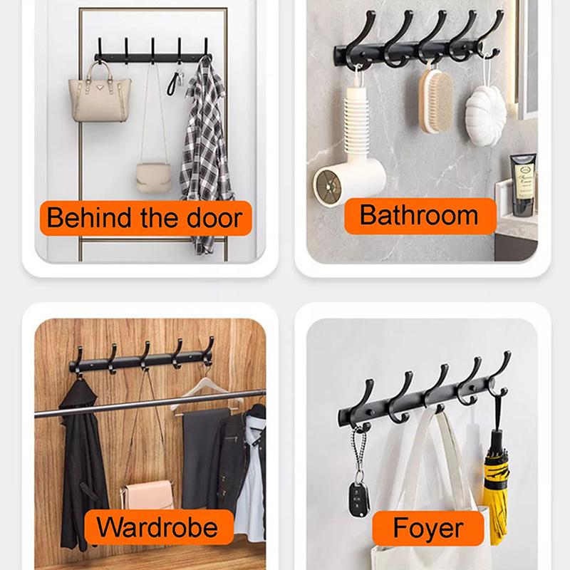 4/5/6 Haken Wandhaken Garderoben Schlüssel Tasche Kleidung Hut Bademantel Haken Kleiderbügel Tragen Vintage Wandhaken Zum Schrauben Badezimmer Aufhängehaken