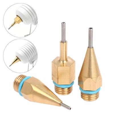 Messing Präzisions Heißschmelzkleber Düsenkopf Schmuckherstellung Durchmesser 1mm/1.3mm Klebedüsenkopf Reparaturzubehör Düse