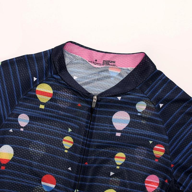 Sada letního oblečení s krátkým rukávem Jízda na kole Cyklistické oblečení Dámské sportovní dresy