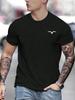 Seagull Men Cotton T-shirt Luxury Brand Fashion Big Size Top Casual Short Sleeve Streetwear Classic New Arrival Tee S-4XL