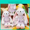 Floral Cute Skirt Rabbit Plush Toy Birthday Gift Children Bed Sleeping Doll