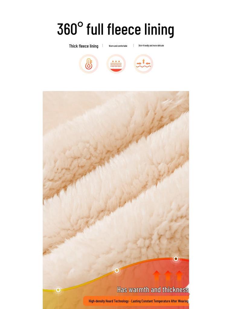 Pasite Women's High-Waist Thermal Fleece-Lined Winter Pants