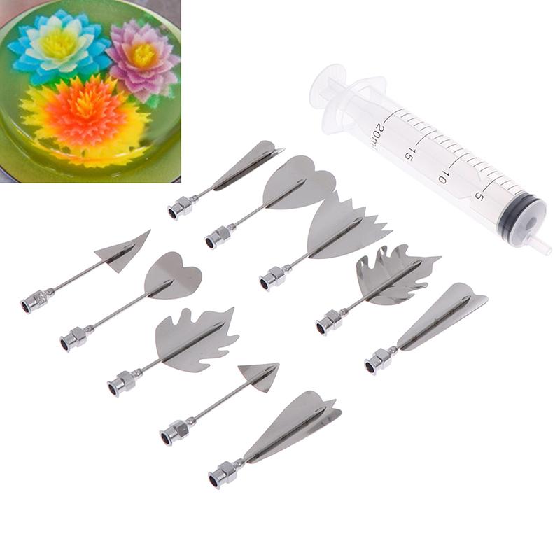 Cake Decorating Tools 3D Jelly Flower Art Tool Jelly Cake Gelatin Pudding Nozzle