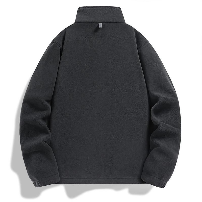 Herbst und Winter Neu Kälteschutz und Warm Fleece Verdickt Stehkragen Herrenjacke