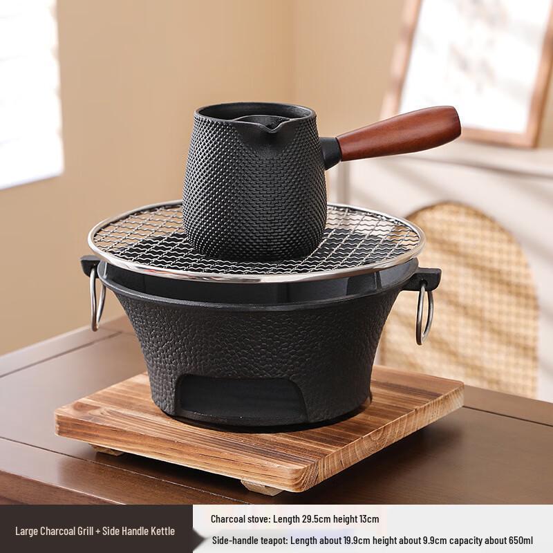 Уличная многофункциональная железная печь для чая, отопления и барбекю
