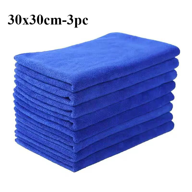 1/3Pcs Microfiber Towels Car Wash Drying Cloth Towel Household Cleaning Cloths Auto Detailing Polishing Cloth Home Clean Tools