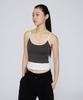 Gimeo Layered Tank Top Charcoal