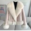 Imitation Fox Fur Jacket Women's Short Autumn and Winter New Warm Outer Top Light Trendy