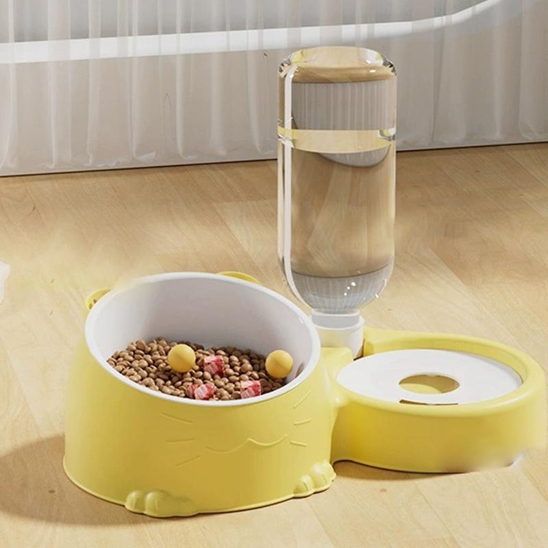 1 Stück Blau Haustier Hund Katze Napf Brunnen Automatisch Futter Wasser Spender Behälter Für Katzen Hunde Trinken Haustierartikel