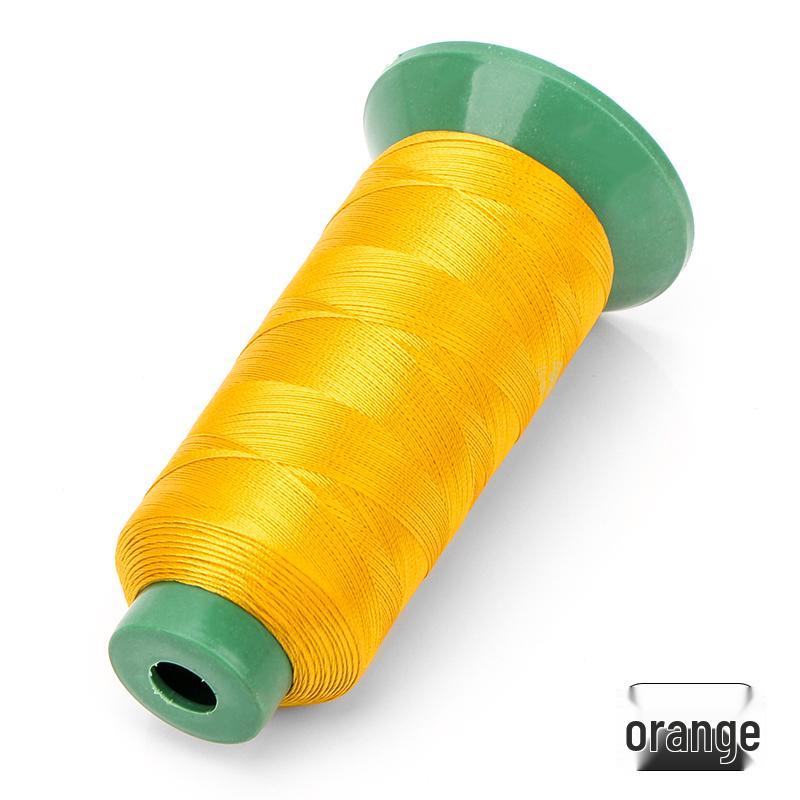 Высокопрочная нейлоновая швейная нить для кожи, обивки и джинсов, большая катушка, мерсеризованная и многоцветная.