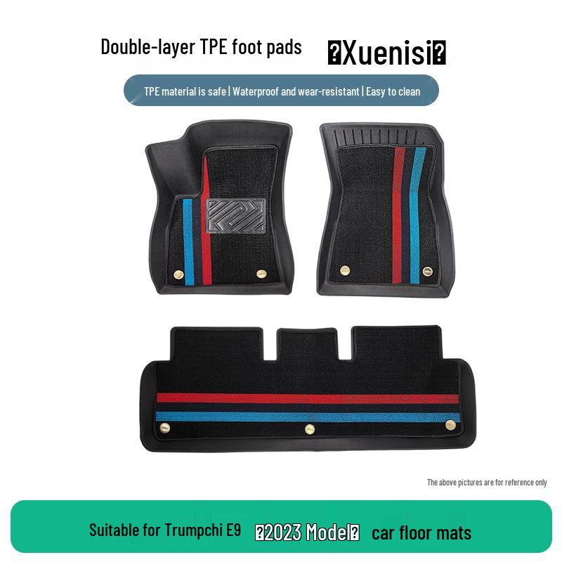 GAC Trumpchi E9 2023 TPE Custom Floor Mats - Wear-Resistant Rubber