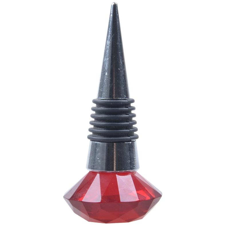 Premium Quality Creative Crystal Zinc Alloy Bottle Champagne Corks Red Wine Cork Reusable Wine Bottle Stoppers Kitch