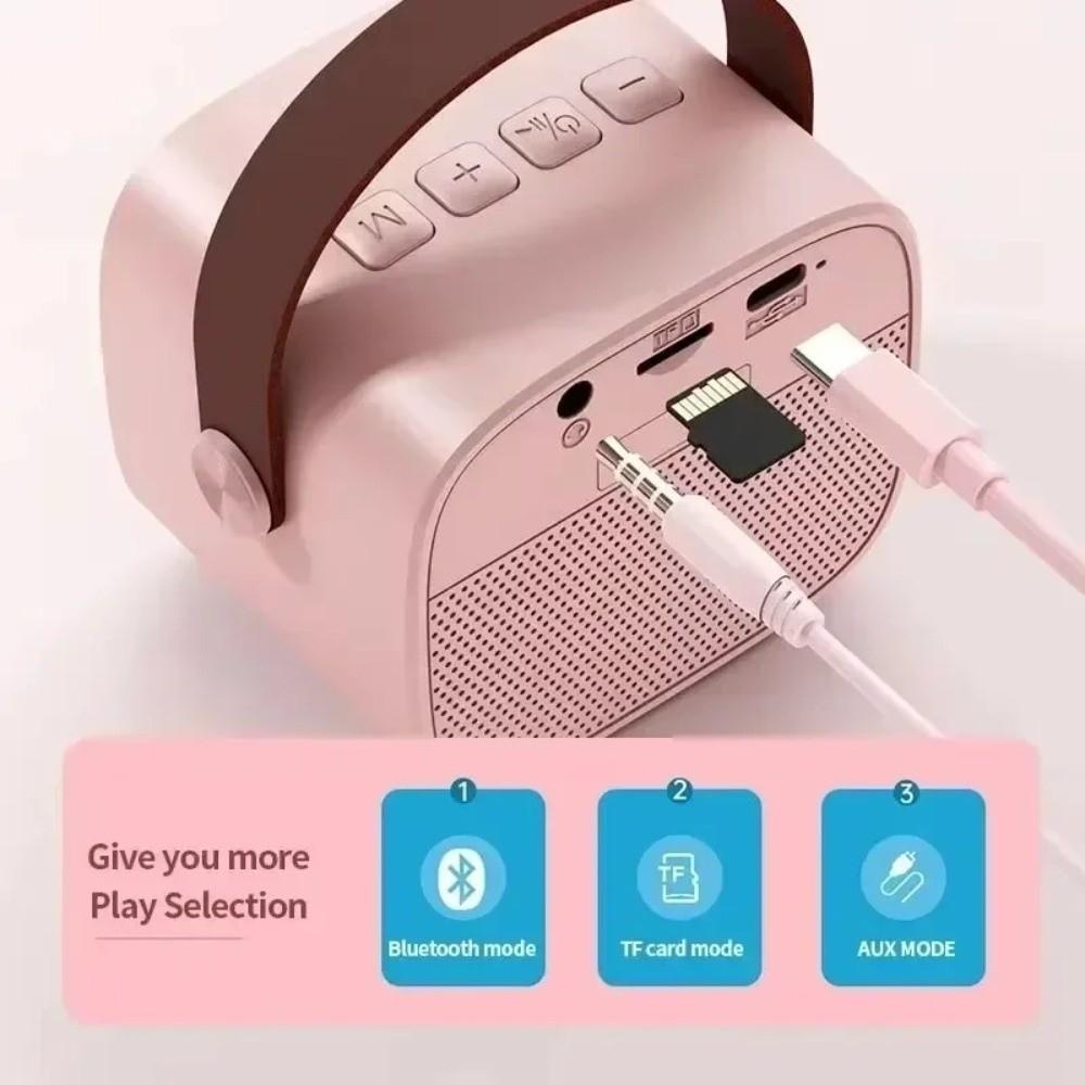 Portable Mini Bluetooth Speaker Karaoke Machine Karaoke Speaker  Party Gift