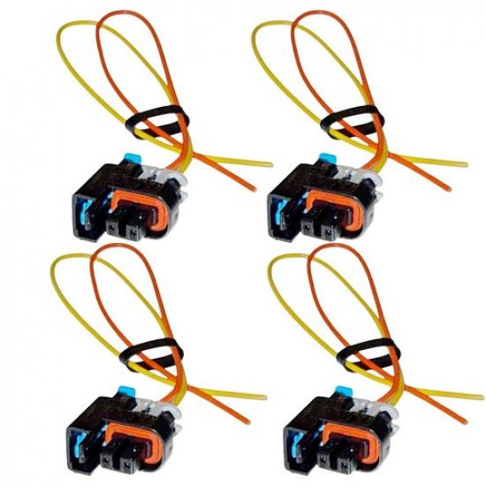 

4 x Fuel Injector Connector Fits Amigo Rodeo , Rodeo Sport 1998-2003