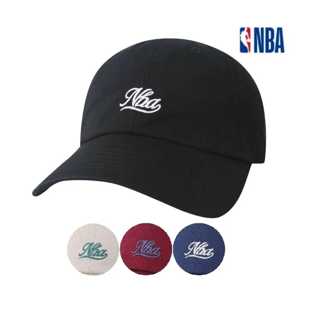 Unisex NBA Ball Cap Daily Cap Brimmed Cap Lettering Plain (N255AP261P) beige