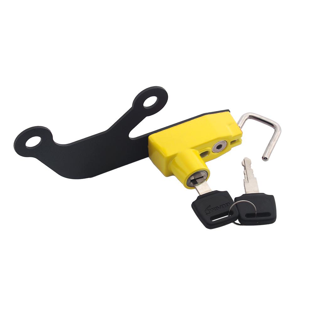Helmet Lock For KAWASAKI Z650 NINJA 650 2017-2023 Z 650 Z-650 Motorcycle Accessories Rear Passenger Footrest Bracket Anti-theft