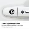8pcs Car Door Keyhole Cover Sticker Universal Lock Core Decal For Lexus GX470 LS400 LX470 LX570 RC350 UX250h ES350 RX450h