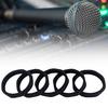5Pcs Soft Rubber Microphone Anti-Slip Anti-drop Ring Mic Protector Accessories