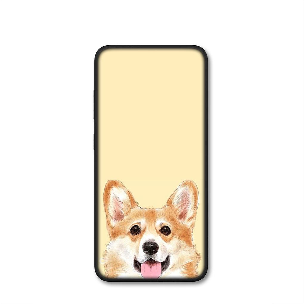 Dog Cute Corgi Cover Phone Casing for Xiaomi Redmi Note 12 11 10 9 Pro 9S 10S 11S 9A 9C NFC 9T 10A 10C 12C Soft Case