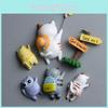 Resin Cat Back View Magnets For Refrigerator Decoration With Magnetic Material For Special Occasions
