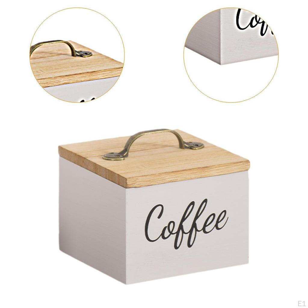 Coffee Capsule Holder with Lid, Large Capacity Pod Organizer Display Box for Home, Desk,