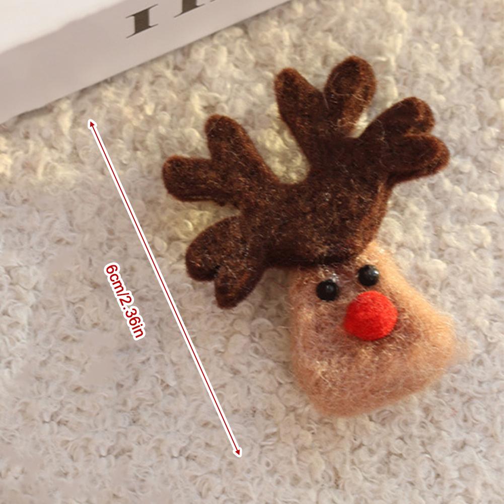 Wool Felt Christmas Pendants Hand Sewing Felt Snowmen Xmas Tree Wreath Socks Gloves Hanging Ornaments Party Decor