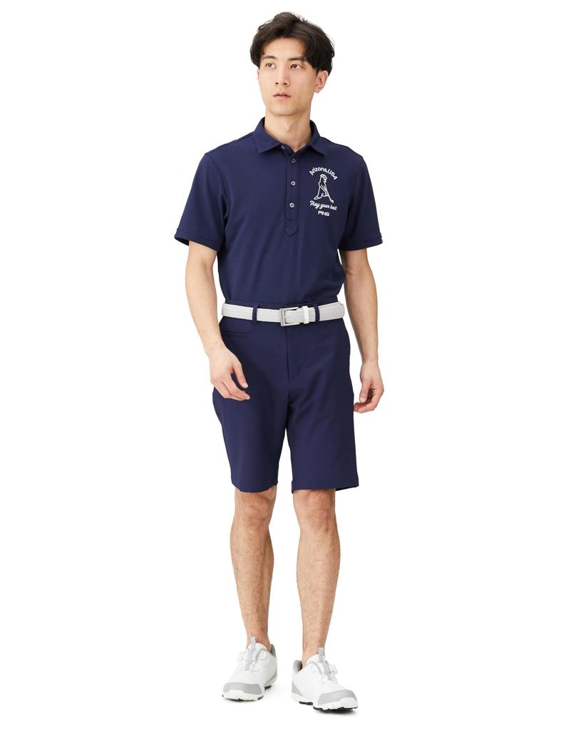 Ping Apparel Men's Short Sleeve Polo Shirt (DRYMIX: Moisture-Wicking, Quick-Drying, UV Protection) / Golf / 621-4160201 120_Navy LL