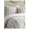 Parure de lit 220 x 240 cm Armel rayée beige