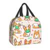 Just A Girl Who Loves Yorkies Thermal Insulated Lunch Bag Yorkshire Terrier Resuable Lunch Container Multifunction Food Box