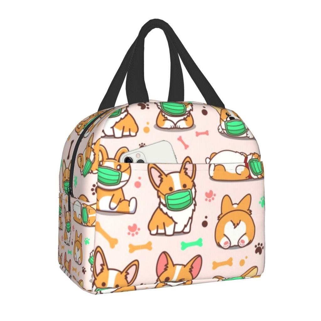 Just A Girl Who Loves Yorkies Thermal Insulated Lunch Bag Yorkshire Terrier Resuable Lunch Container Multifunction Food Box